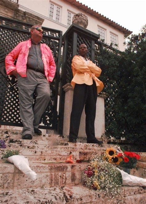 gianni versace funeral|versace death scene.